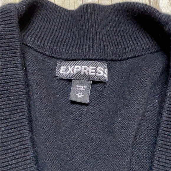 Express Black Sweater Dress - Picture 3 of 4